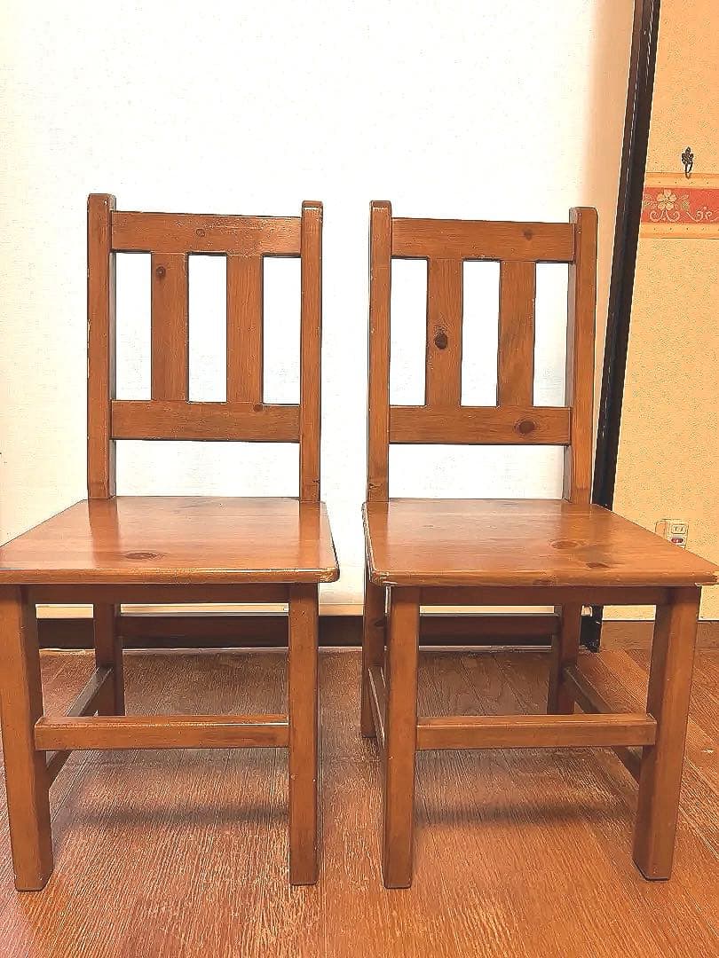 アンファン enfant ダイニングチェア アンティーク 2脚セット