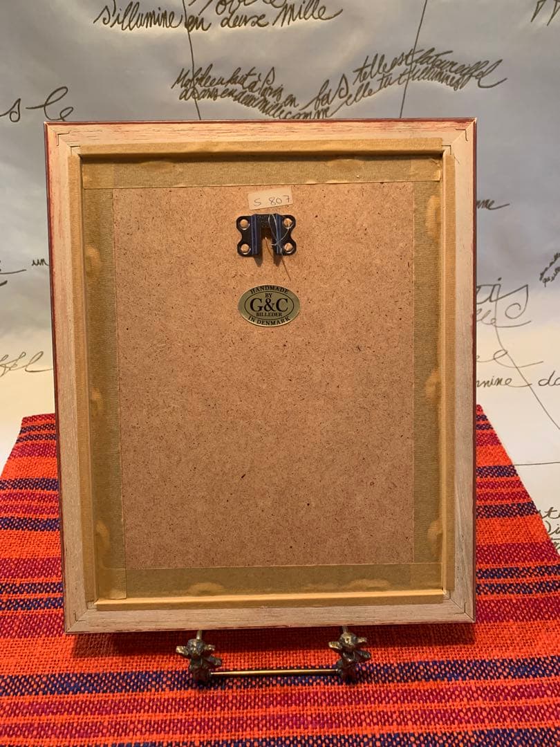 デンマーク製　雑貨　赤い実のリースの額とピューター四季セット　seringa様