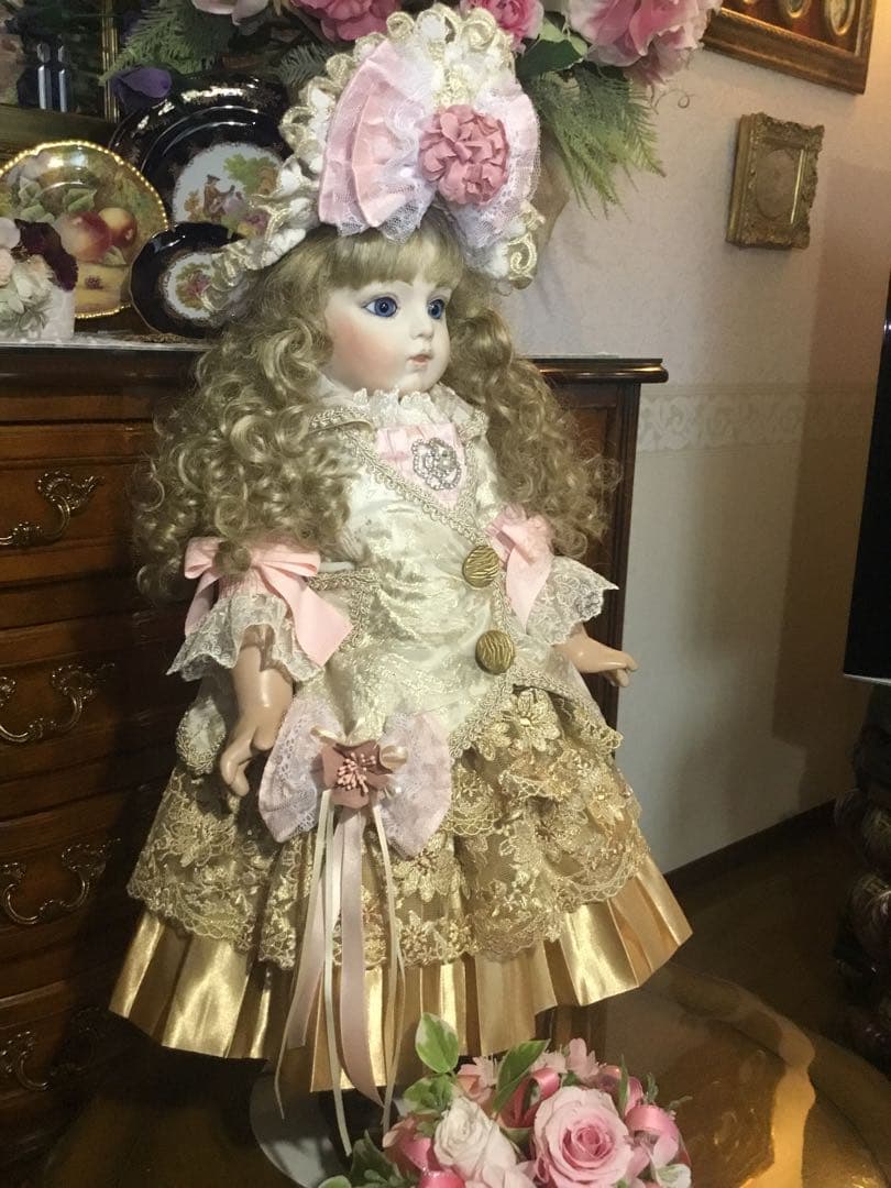 ビスクドール❤️英国キャロル様作 一足早いメリークリスマスBru Jne