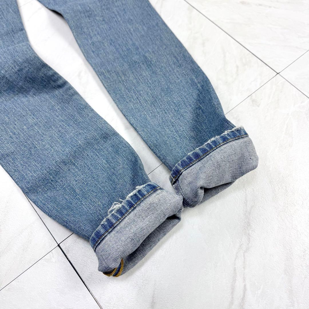 15AW サンローラン エディ期 ニー クラッシュ スキニーデニム 28