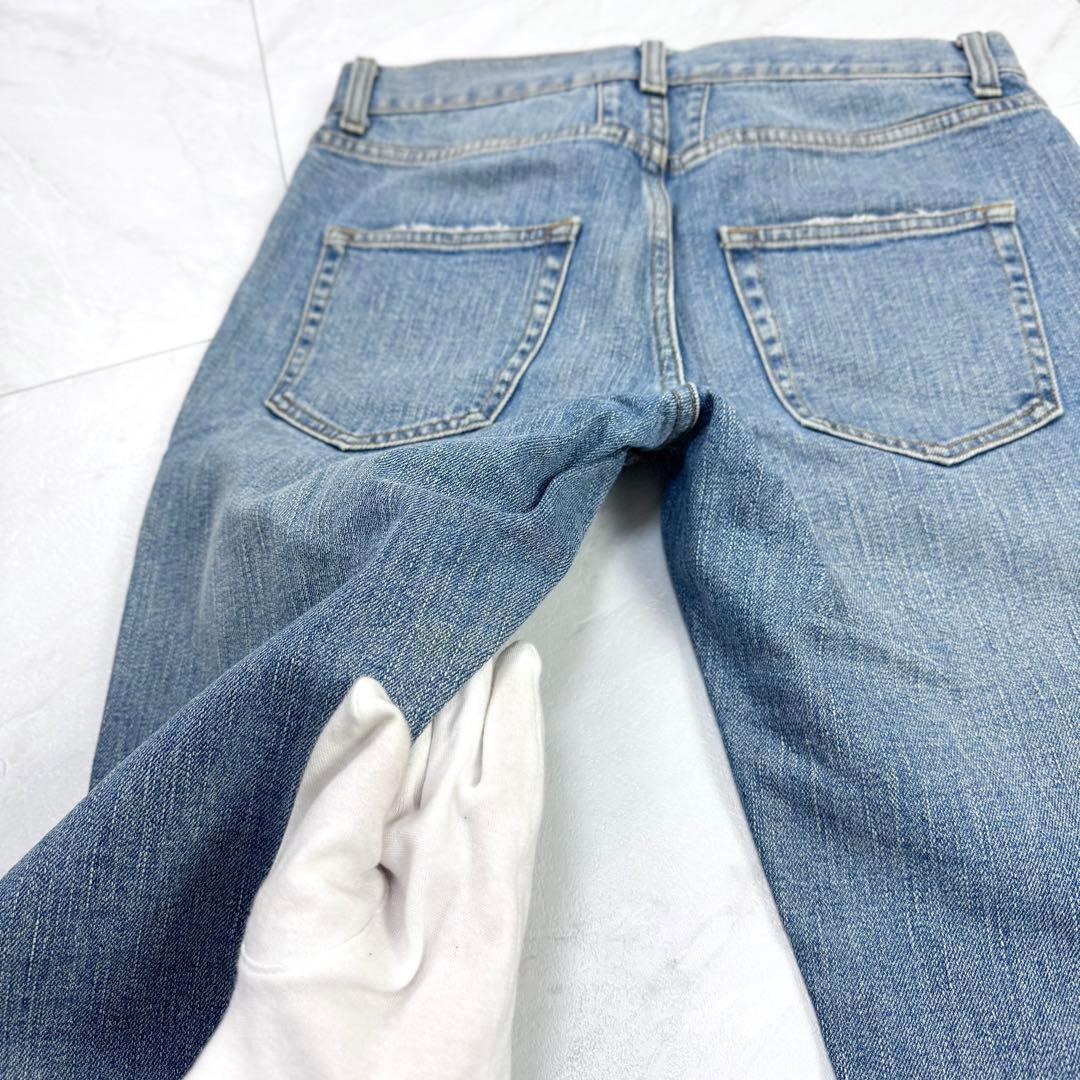 15AW サンローラン エディ期 ニー クラッシュ スキニーデニム 28