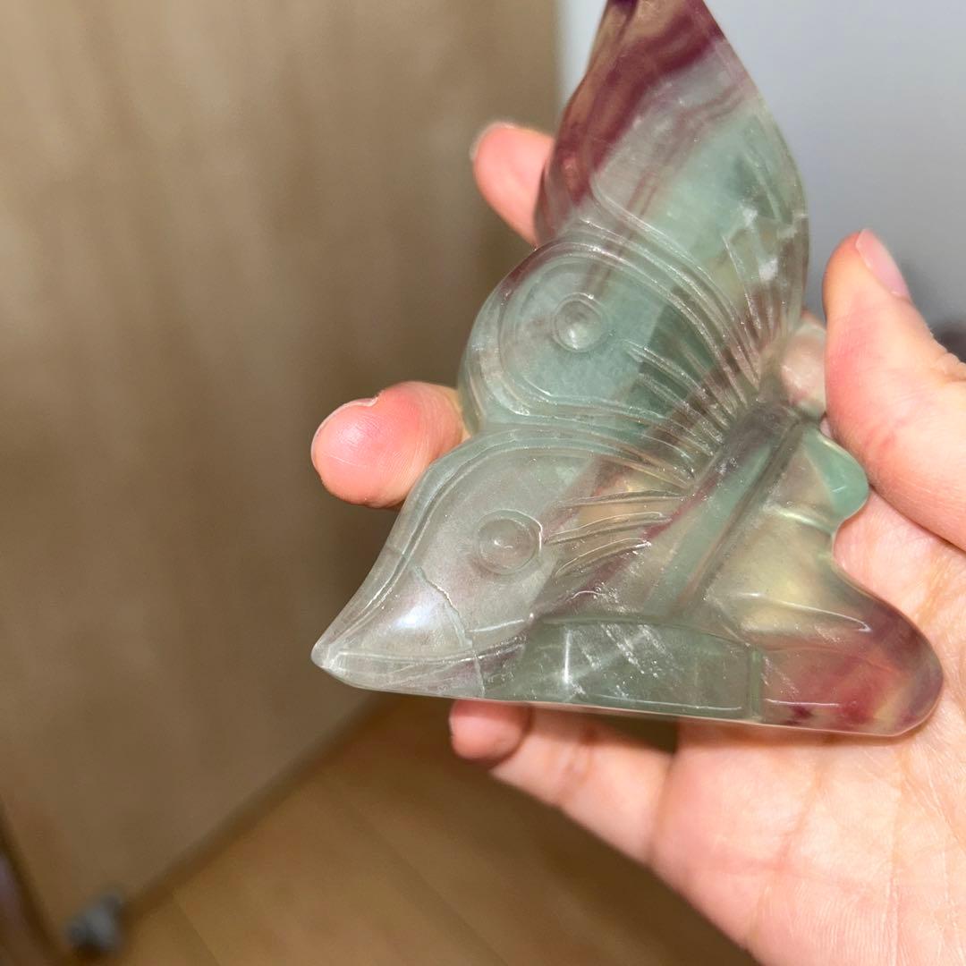 キャンディ フローライト 妖精 高品質 天然石