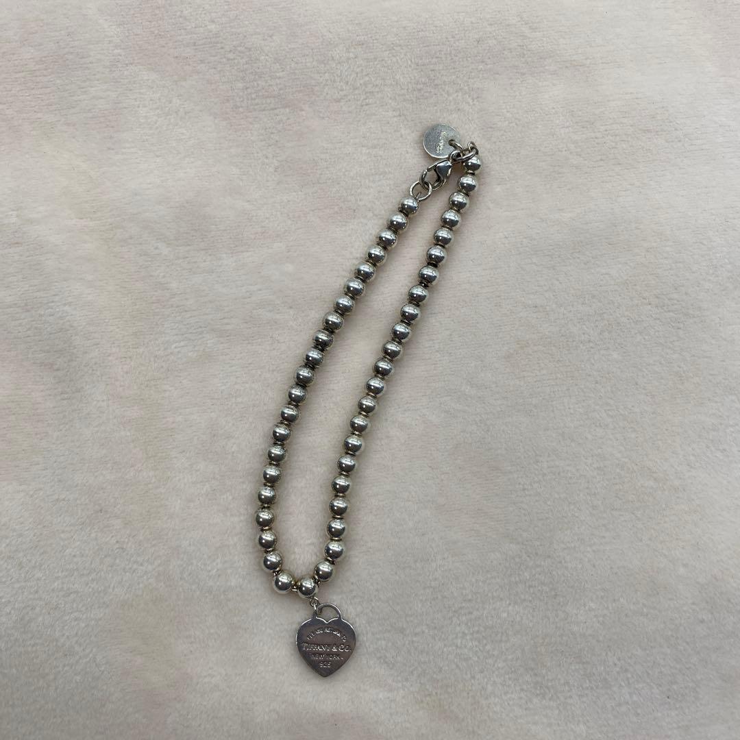 ティファニー リターントゥ ハートタグ ビーズ ブレスレット シルバー 925