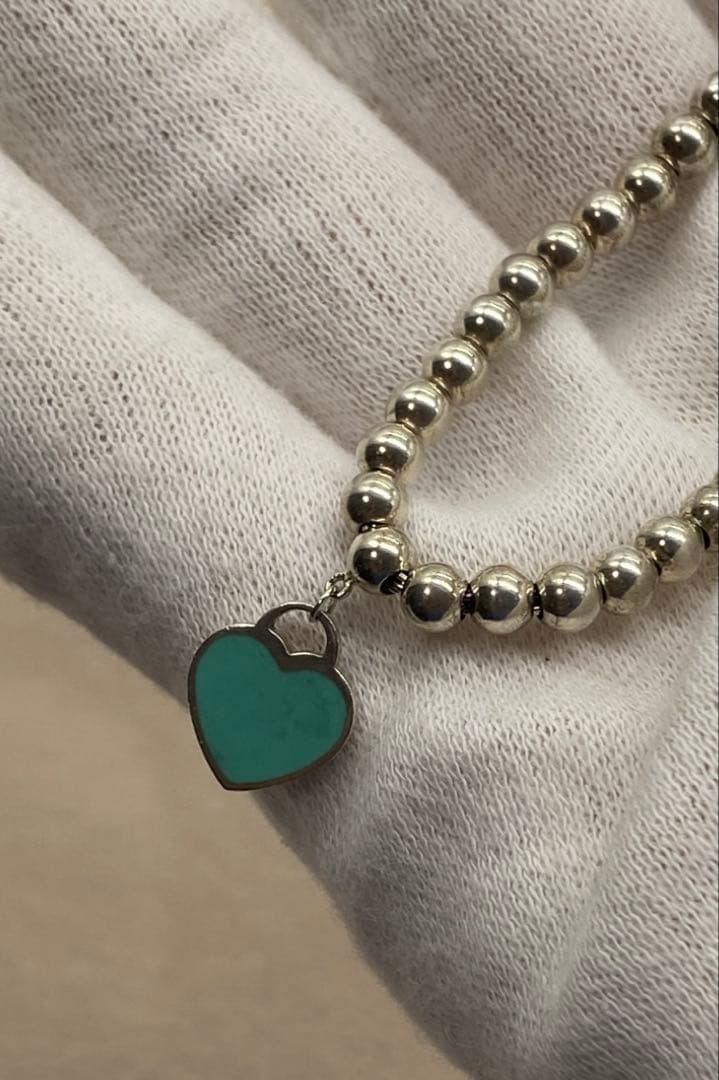 ティファニー リターントゥ ハートタグ ビーズ ブレスレット シルバー 925