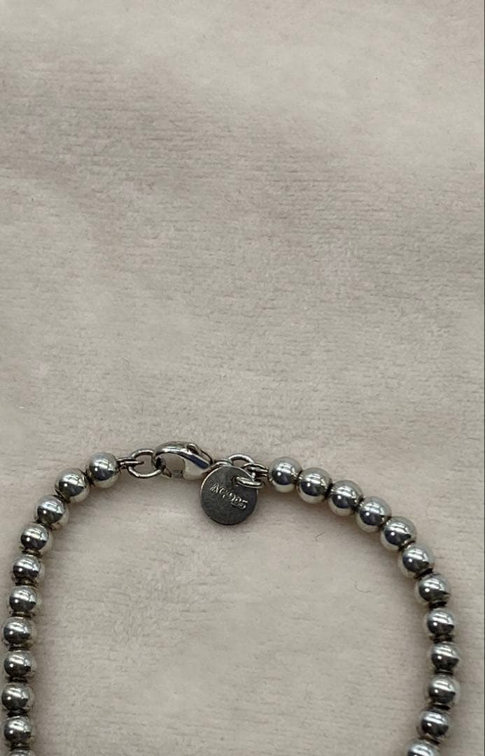 ティファニー リターントゥ ハートタグ ビーズ ブレスレット シルバー 925