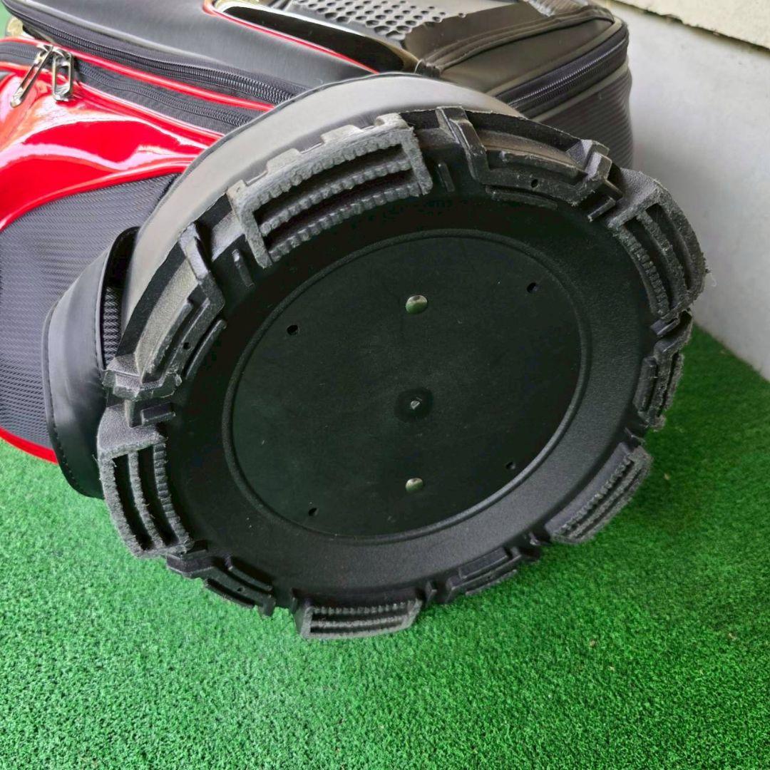 ※最終お値下げ※ TaylorMade キャディバッグ ブラックレッド 9.5型