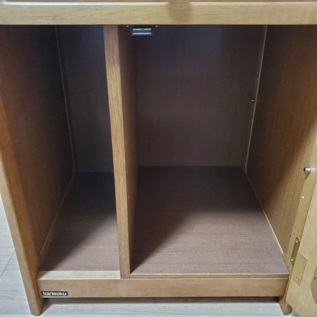 karimoku カリモク 家具 電話台 飾り棚 高級家具 レンジ台 極美品