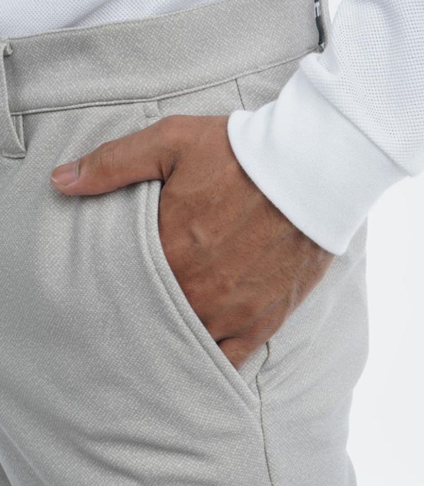 新品アドミラル冬保温ゴルフパンツストレッチ防寒ウォーム起毛パンツL