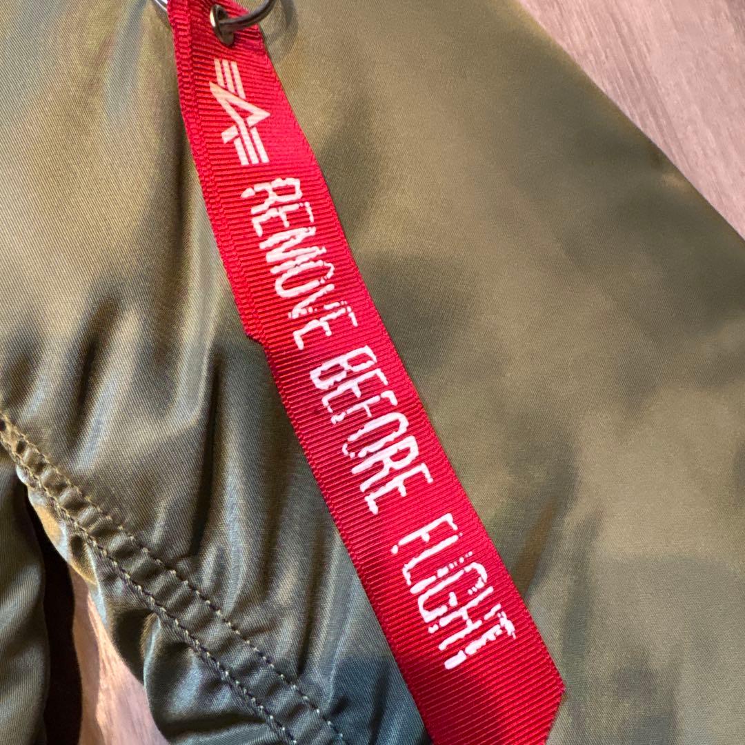 ALPHA INDUSTRIES MA-1 フライトジャケット オリーブ