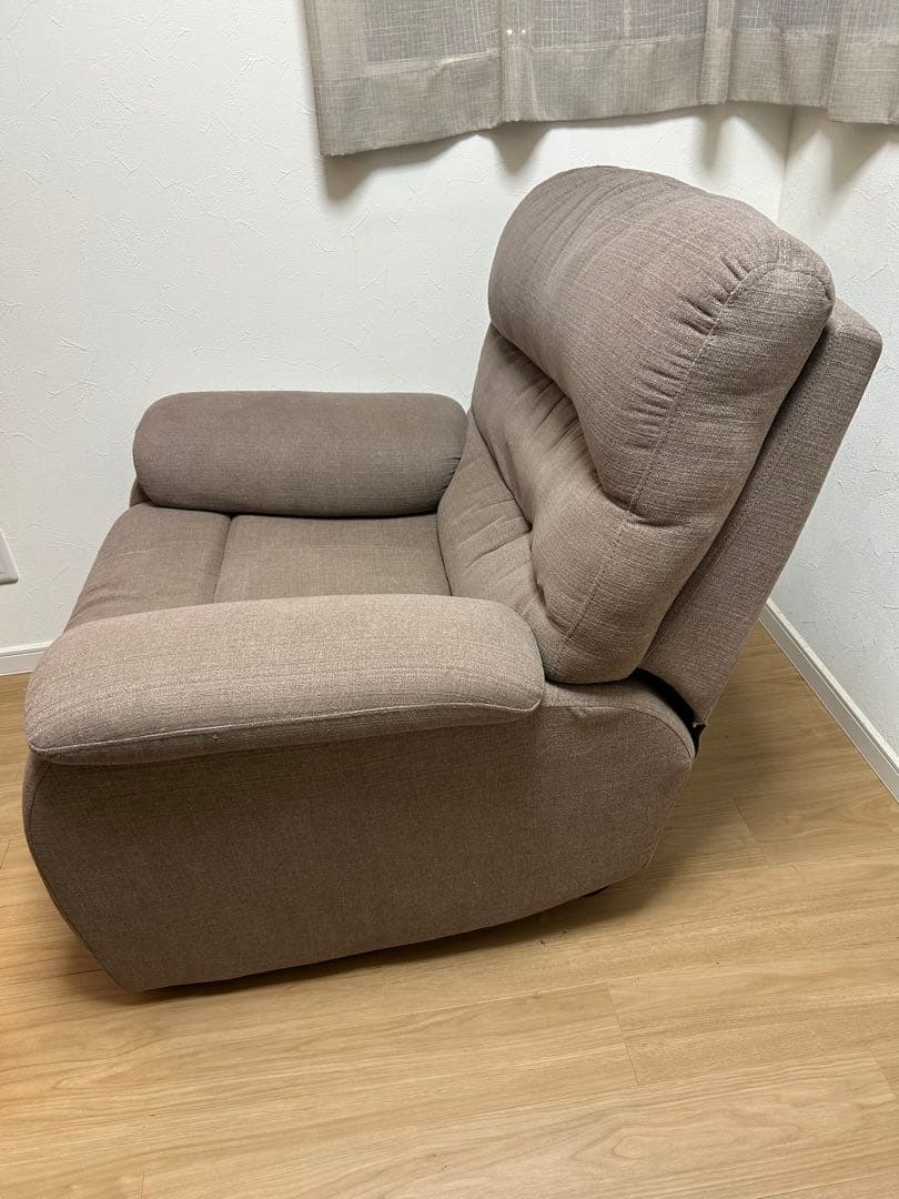 ニトリ 電動リクライニングソファ Nビリーバ3 布モカ 1人掛け 動作良好