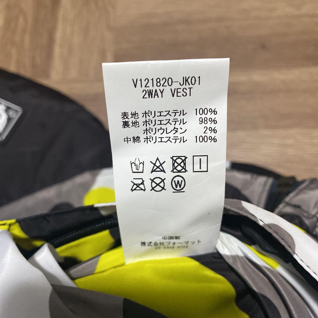 ヴィトゥエルヴ♡リバーシブル中綿ベスト♡ブラック♡M