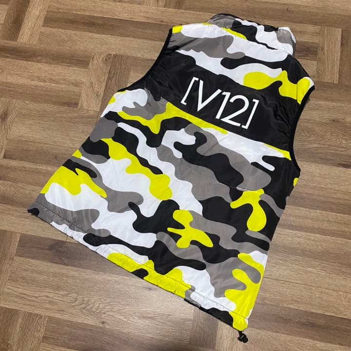 ヴィトゥエルヴ♡リバーシブル中綿ベスト♡ブラック♡M