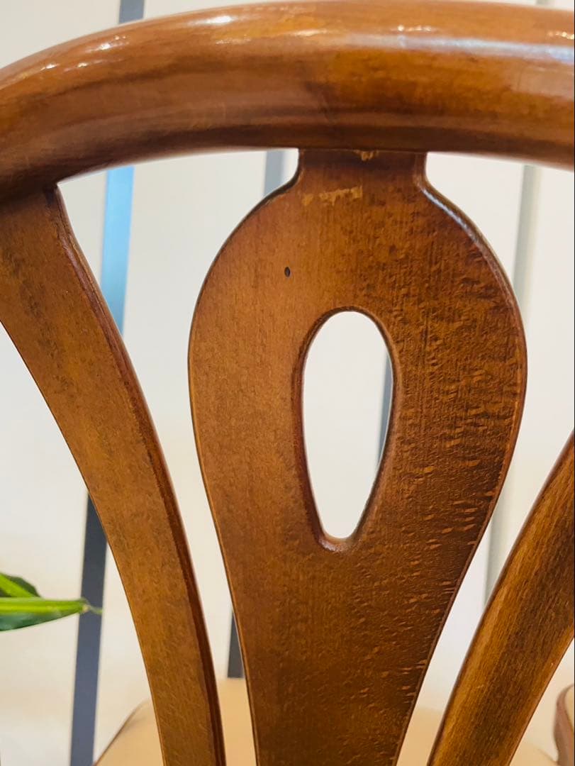 希少品　カリモク家具　ダイニングチェア　アンティーク　ヴィンテージ 2脚セット