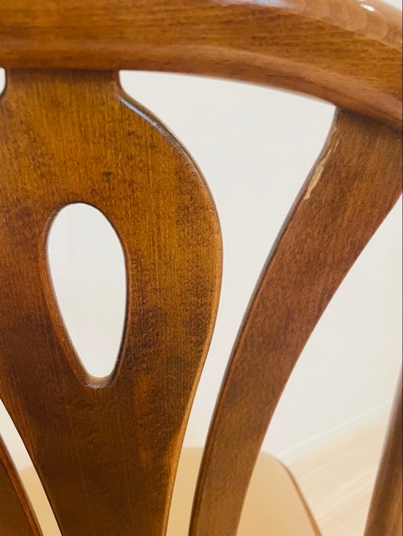 希少品　カリモク家具　ダイニングチェア　アンティーク　ヴィンテージ 2脚セット