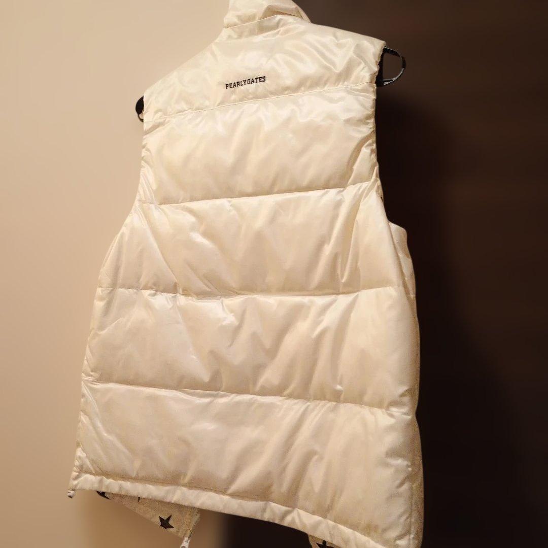 PEARLY GATES 星柄ダウンベストサイズ5