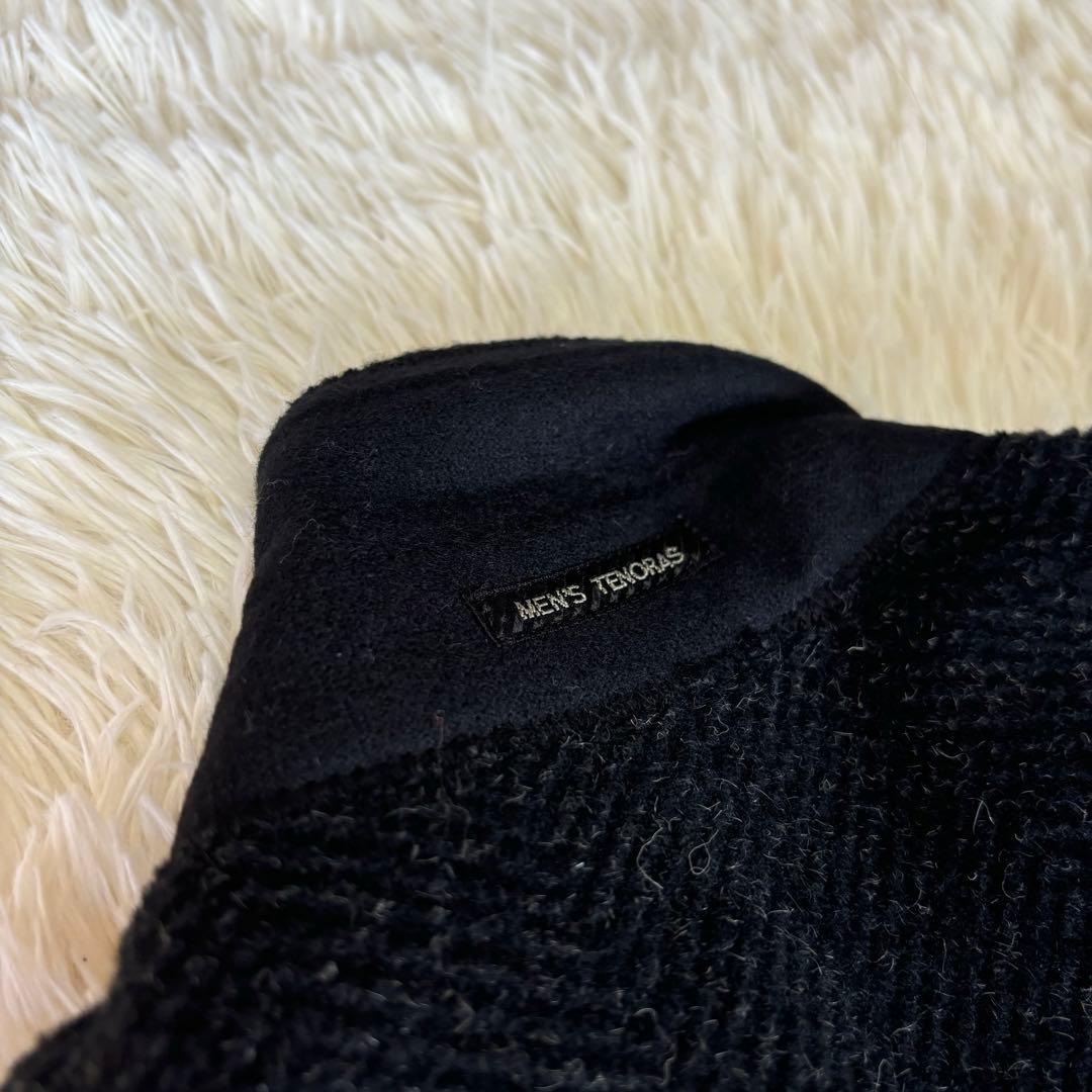 mens tenoras 着丈126 ロングチェスターコート アルパカモヘア