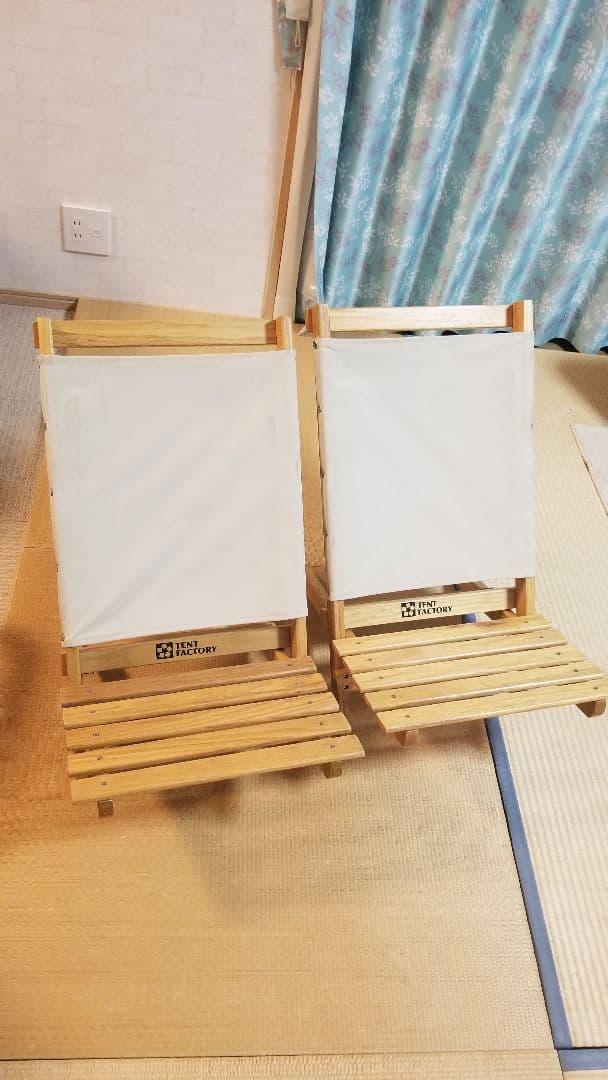 テントファクトリー ウッドライン グランドテーブル＆ラウンジャー 3点