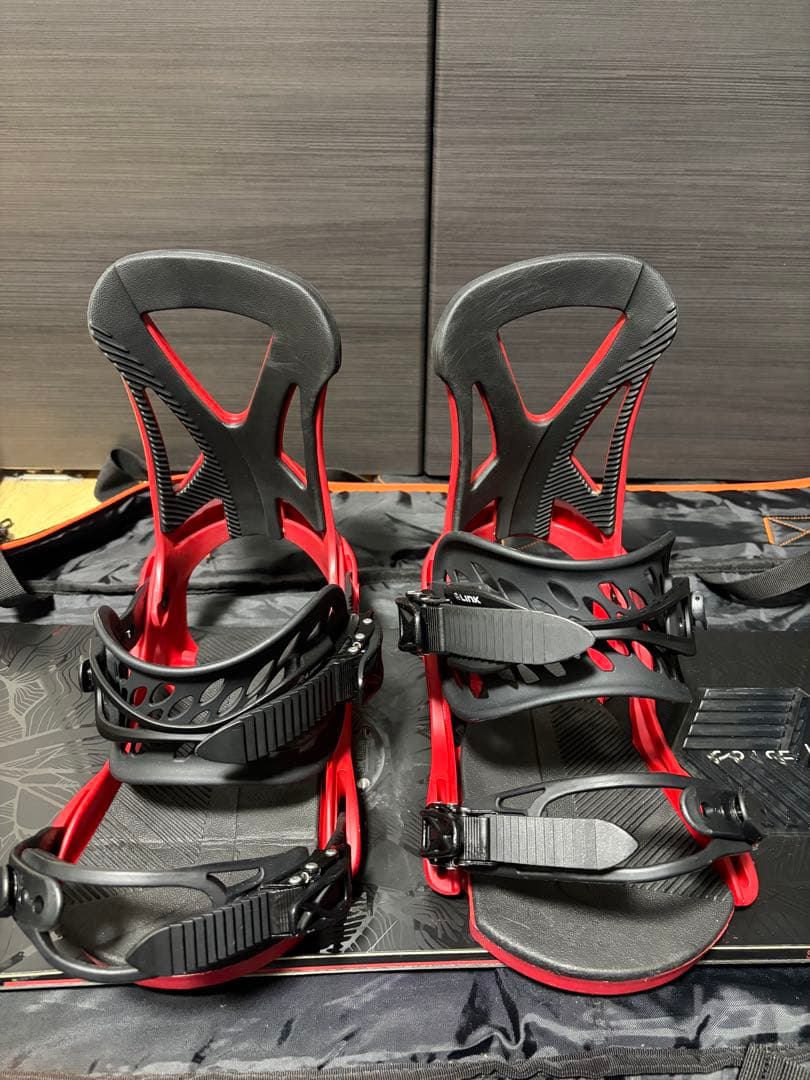 サロモン SIGHT 150cm、ビンディング、ケース付き　スノーボードセット