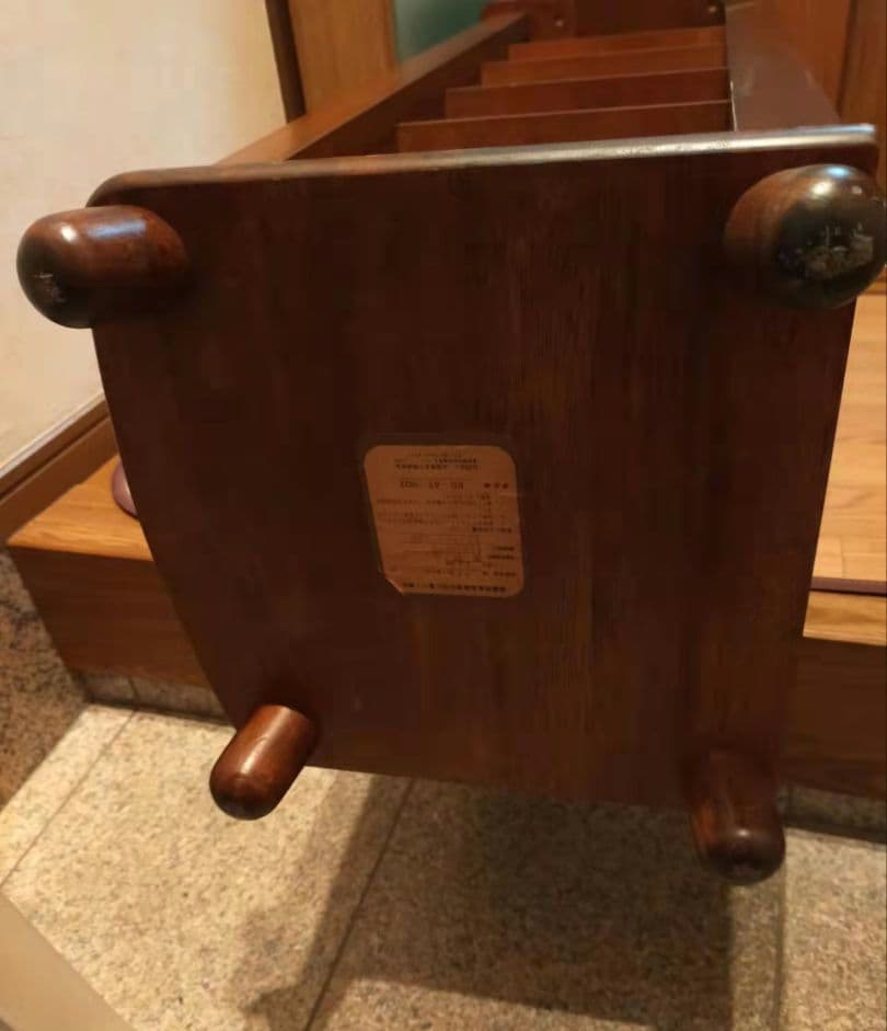 レトロ　天然木　靴棚　薔薇カントリー調