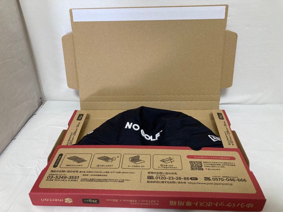 美品NO GOLF NO COFFEE CLUBHAUS バケットハットブラック