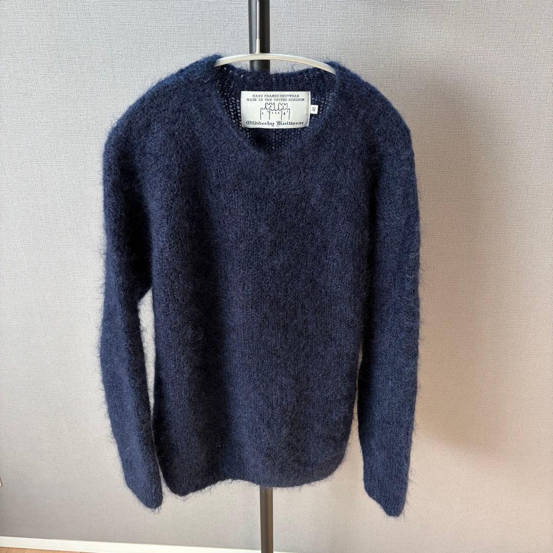 Oldderby Knitwear モヘア ニット ネイビー 40 - メルカリ