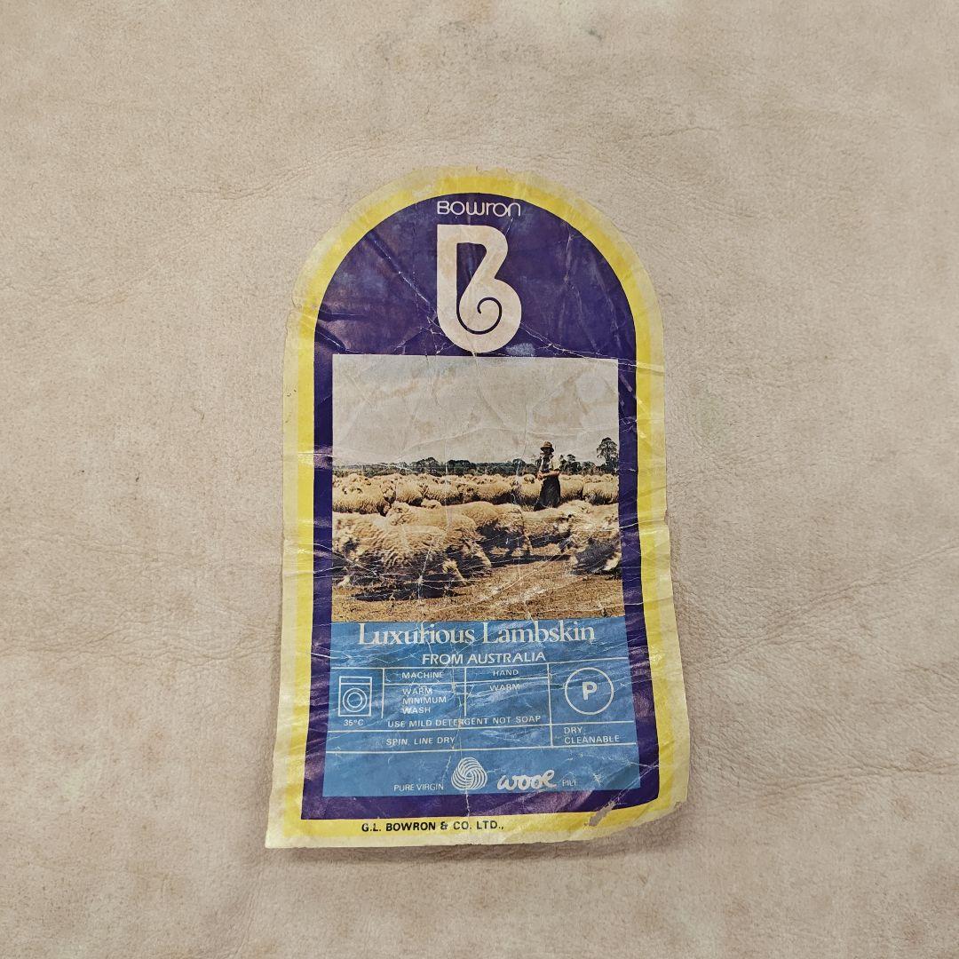 BOWRON/ボウロン　天然ムートンラグ　ニュージーランド製　ラージサイズ2枚