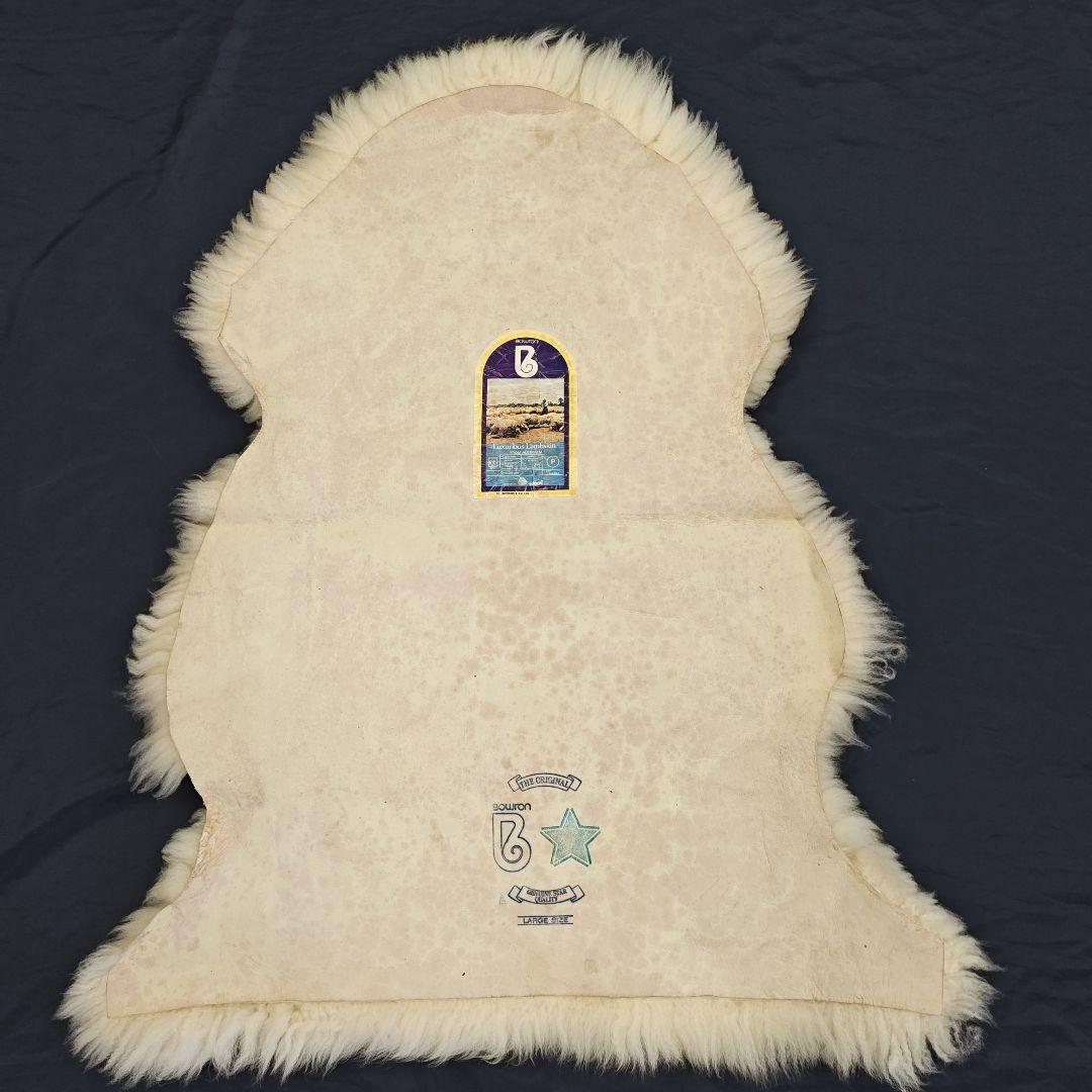 BOWRON/ボウロン　天然ムートンラグ　ニュージーランド製　ラージサイズ2枚