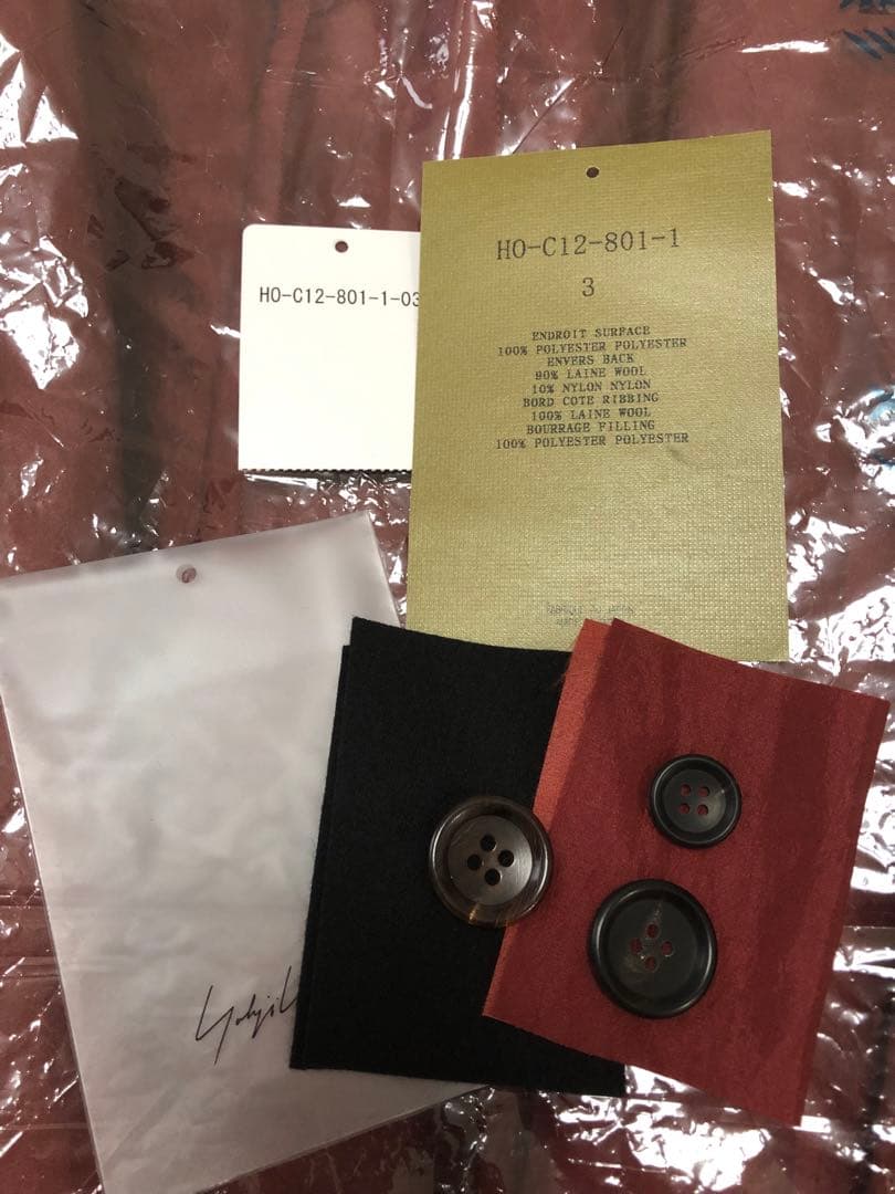 Yohji Yamamoto POUR HOMME女優プリントリバーシブルコート