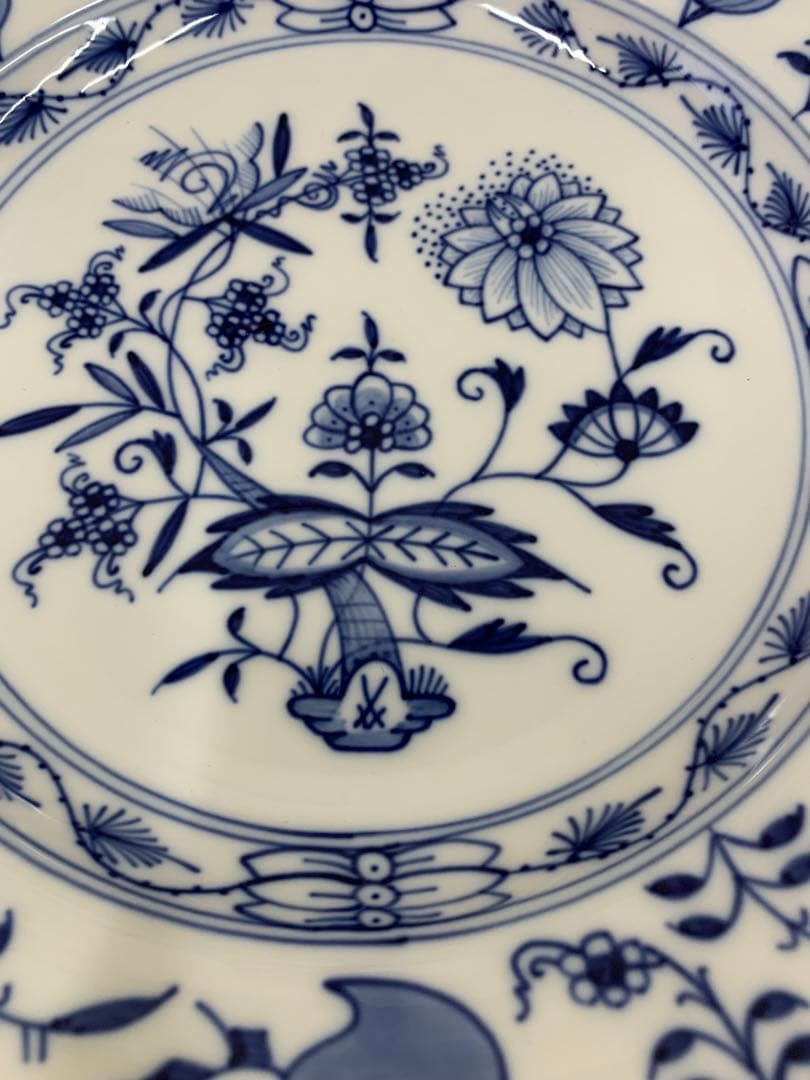 マイセン　ブルーオニオン皿 6枚セット　20cm