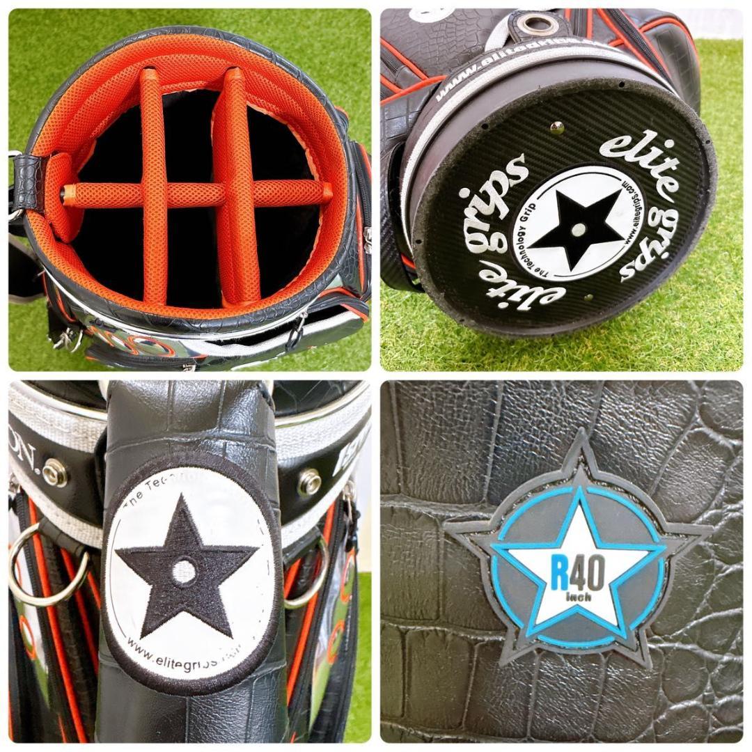 限定 elite grips エリートグリップ キャディバッグ クロコ 希少