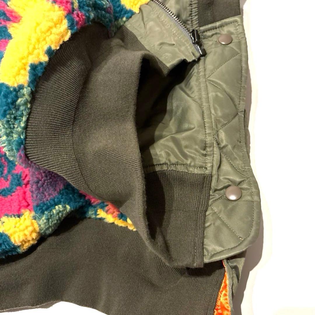 CIAOPANIC TYPY MA1 オリーブグリーン ポンチョジャケット ボア