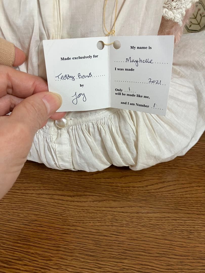 【専用です】フォーゲットミーノット　テディベア 海外作家　アーティスト