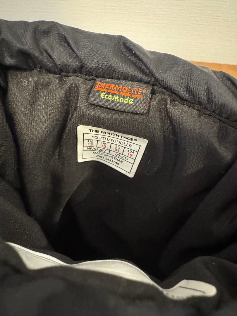 ノースフェイス ヌプシ ブーティ ウォータープルーフ 19cm