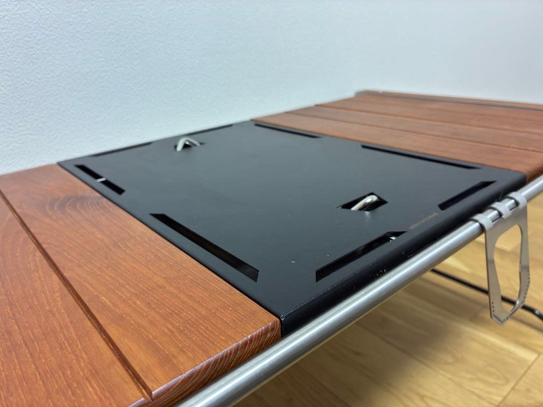 スノーピーク　フラットバーナー、シロマニ　ピーカーズトレー、ピーカーズフック