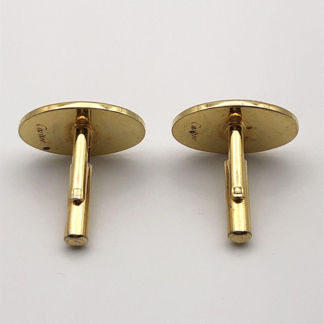 【美品】Cartier カルティエ ダブルC ロゴ タイピン カフス セット