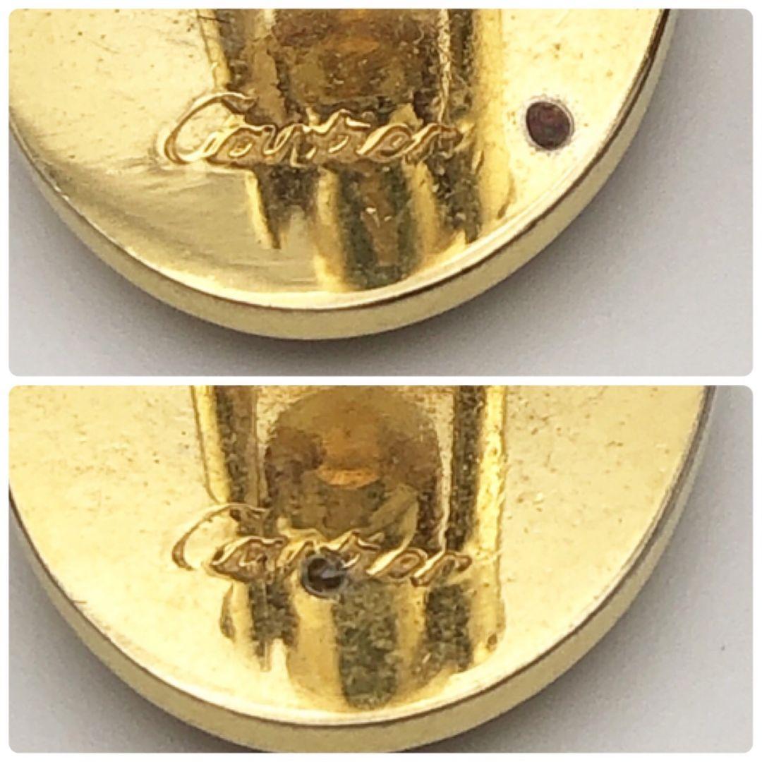 【美品】Cartier カルティエ ダブルC ロゴ タイピン カフス セット