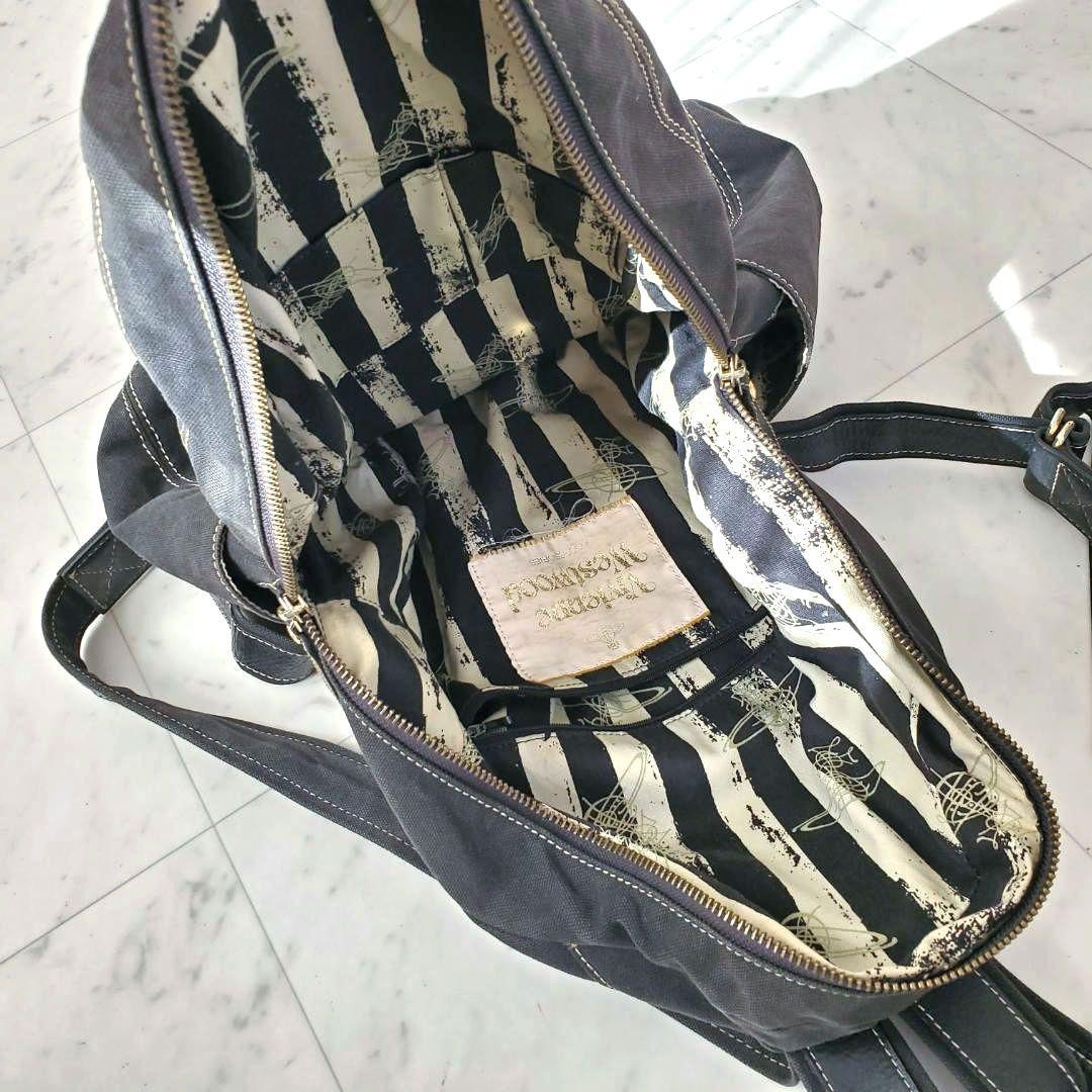 人気モデル ヴィヴィアンウエストウッド 希少 廃盤 リュック エッジウェア 黒