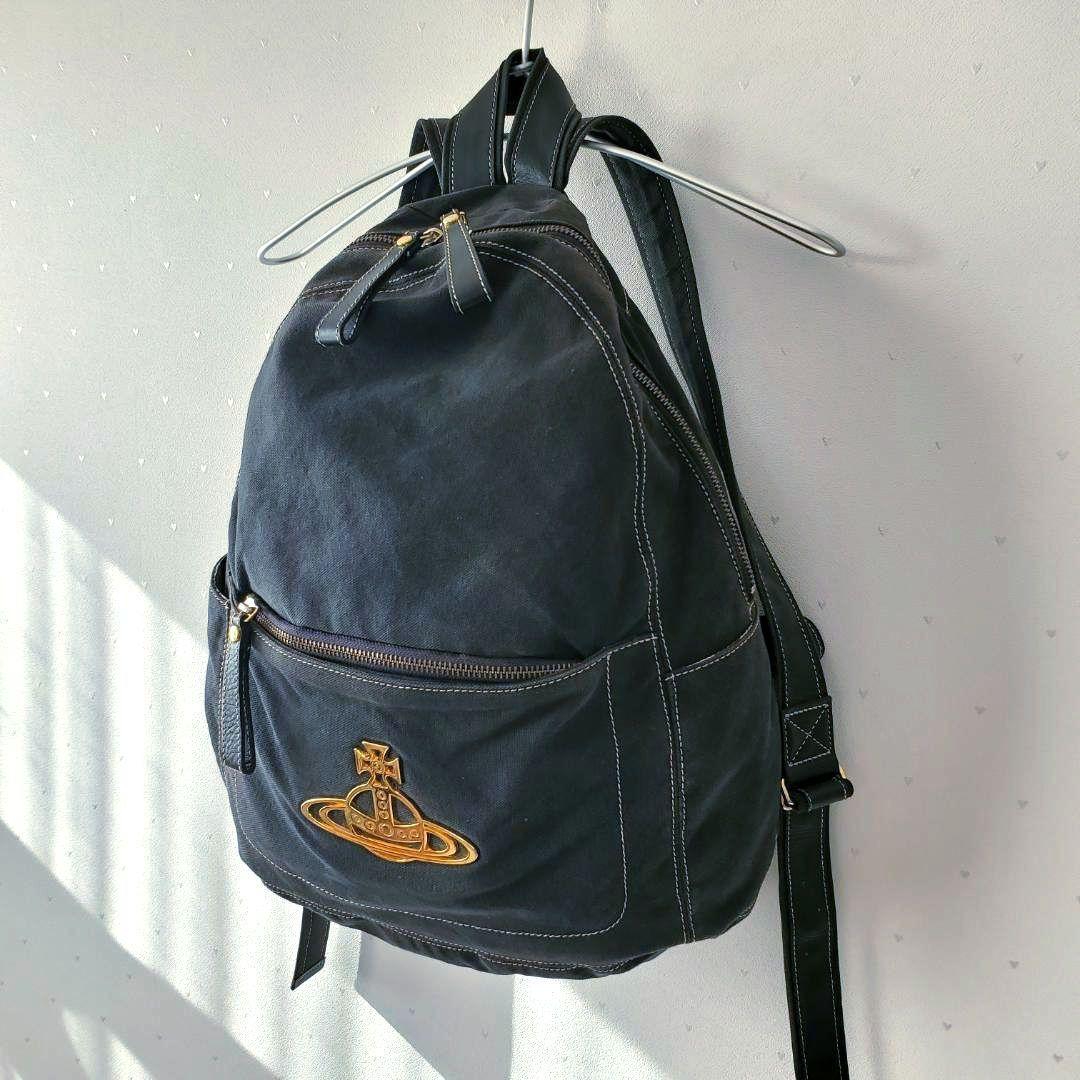 人気モデル ヴィヴィアンウエストウッド 希少 廃盤 リュック エッジウェア 黒