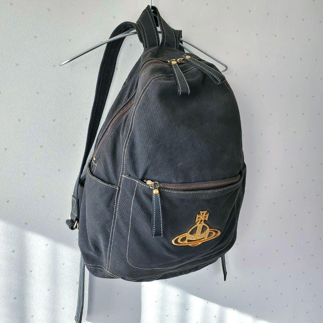 人気モデル ヴィヴィアンウエストウッド 希少 廃盤 リュック エッジウェア 黒