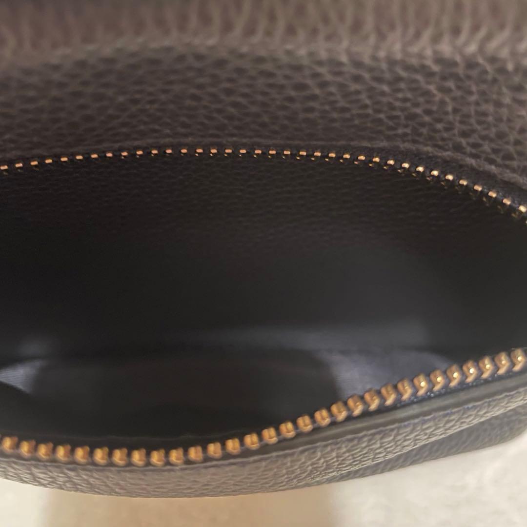 COACHコーチ　未使用　 ネイビー　レザー　しぼ革　ミニリュック　F88266