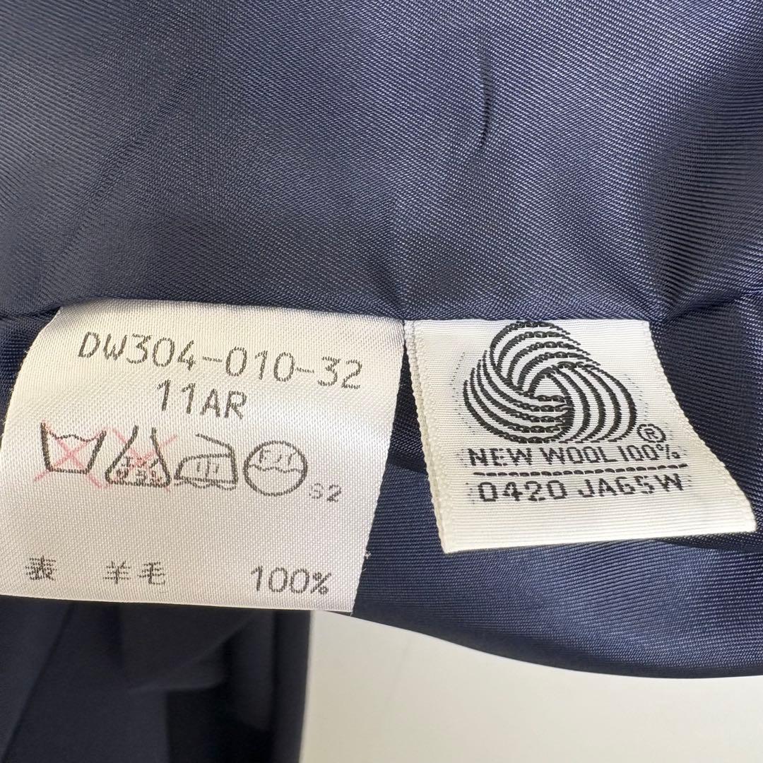 allegri アレグリ　ステンカラーコート　ベルテッドコート　ネイビー　L