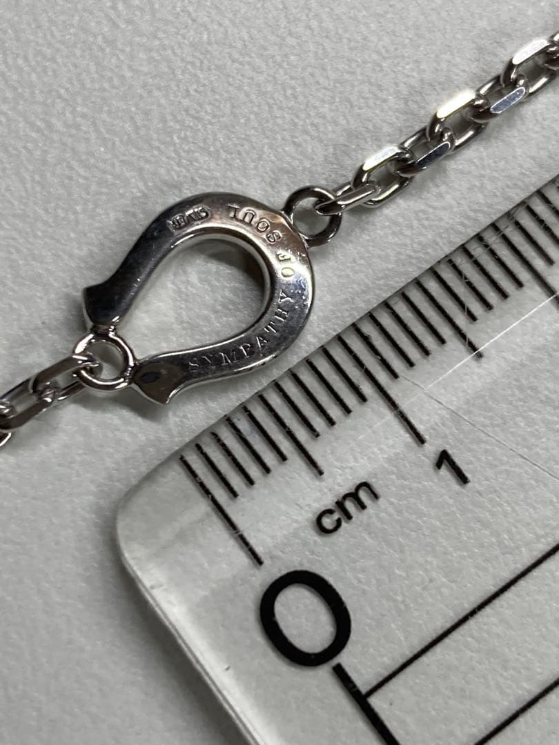 SYMPATHY OF SOUL（S.O.S fp）☆メンズ・アンクレット☆美品