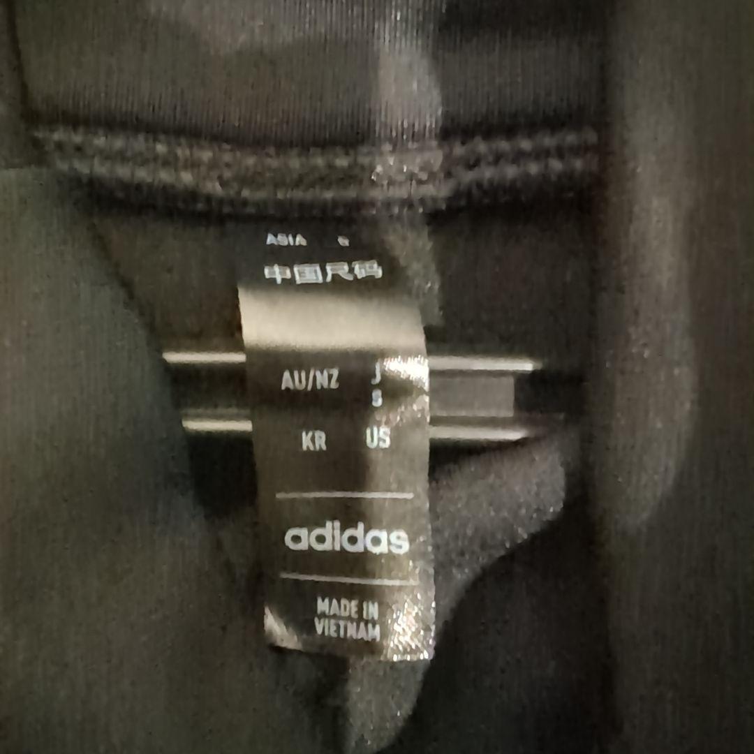 adidas 日本サッカー フード付きウェア 黒　Sサイズ　非売品　支給品