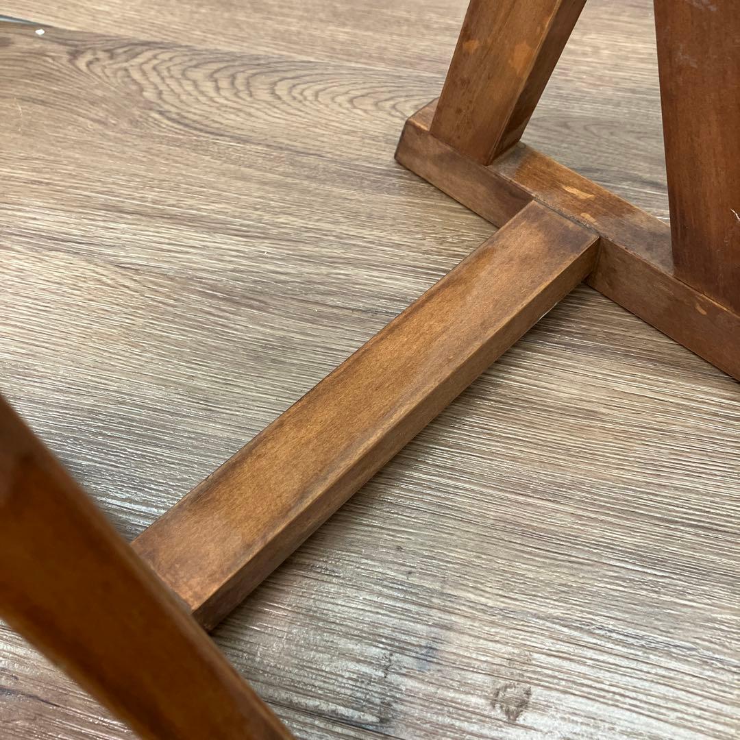 A-2 昭和レトロ 木製 包丁スタンド マガジンラック アンティーク調 6段