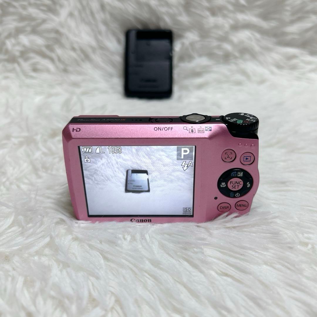 美品】Canon PowerShot A3200 IS ピンク 動作確認済 - メルカリ