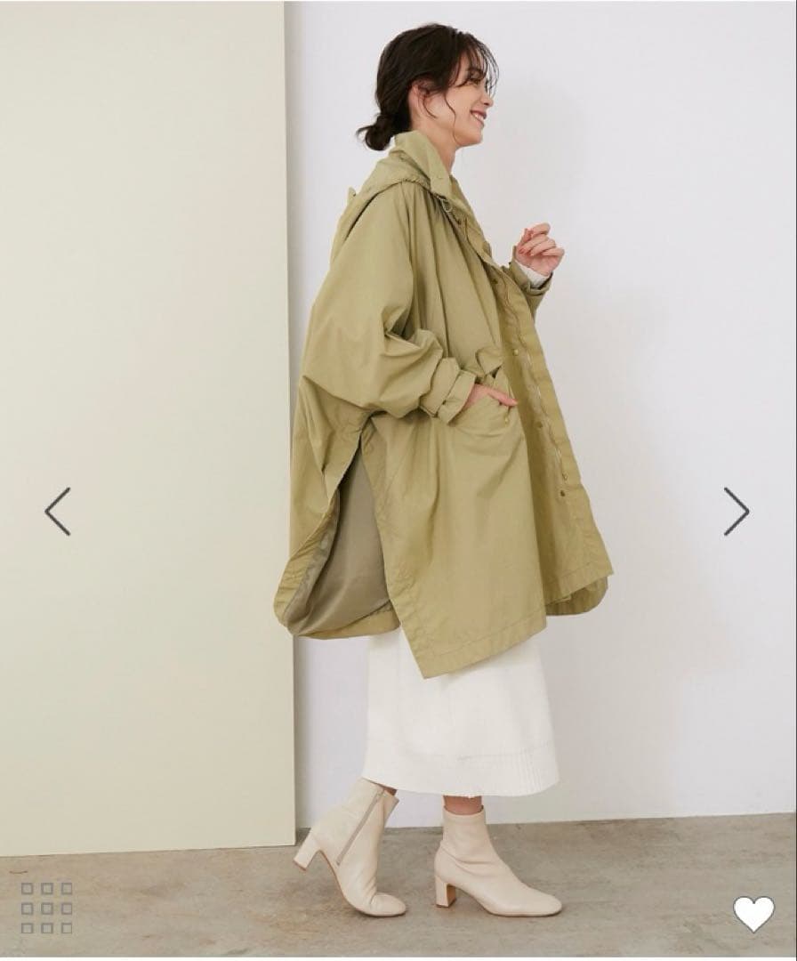 ロペ　ROPE Mizunoコラボ　撥水　ポンチョ　コート