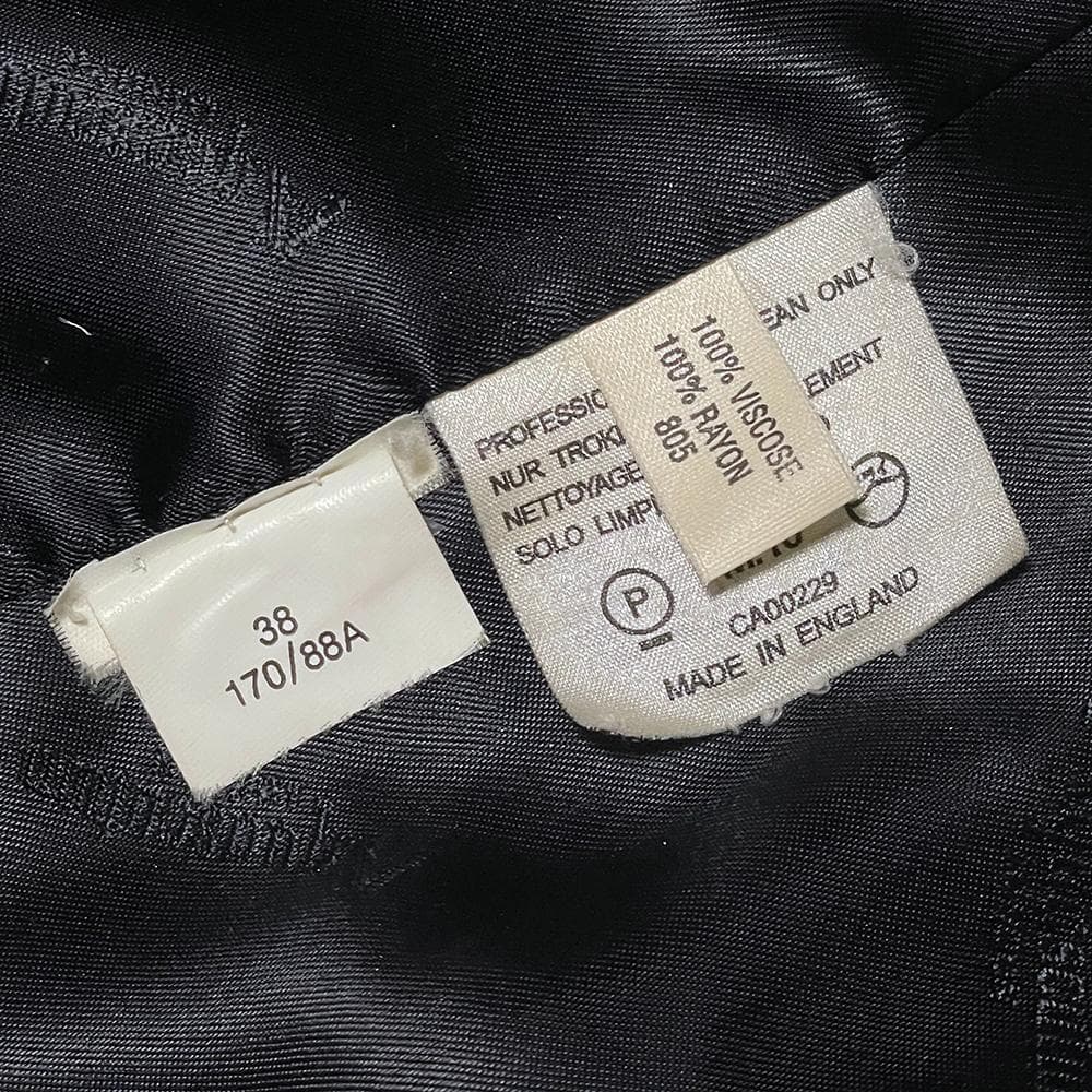 英国製 アクアスキュータム 比翼仕立て チェスターコート 38SHT 濃紺