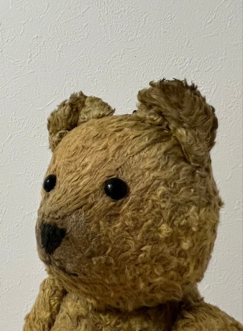 限定価格！Gold Teddy Bear アンティークベア　ぬいぐるみ　イギリス