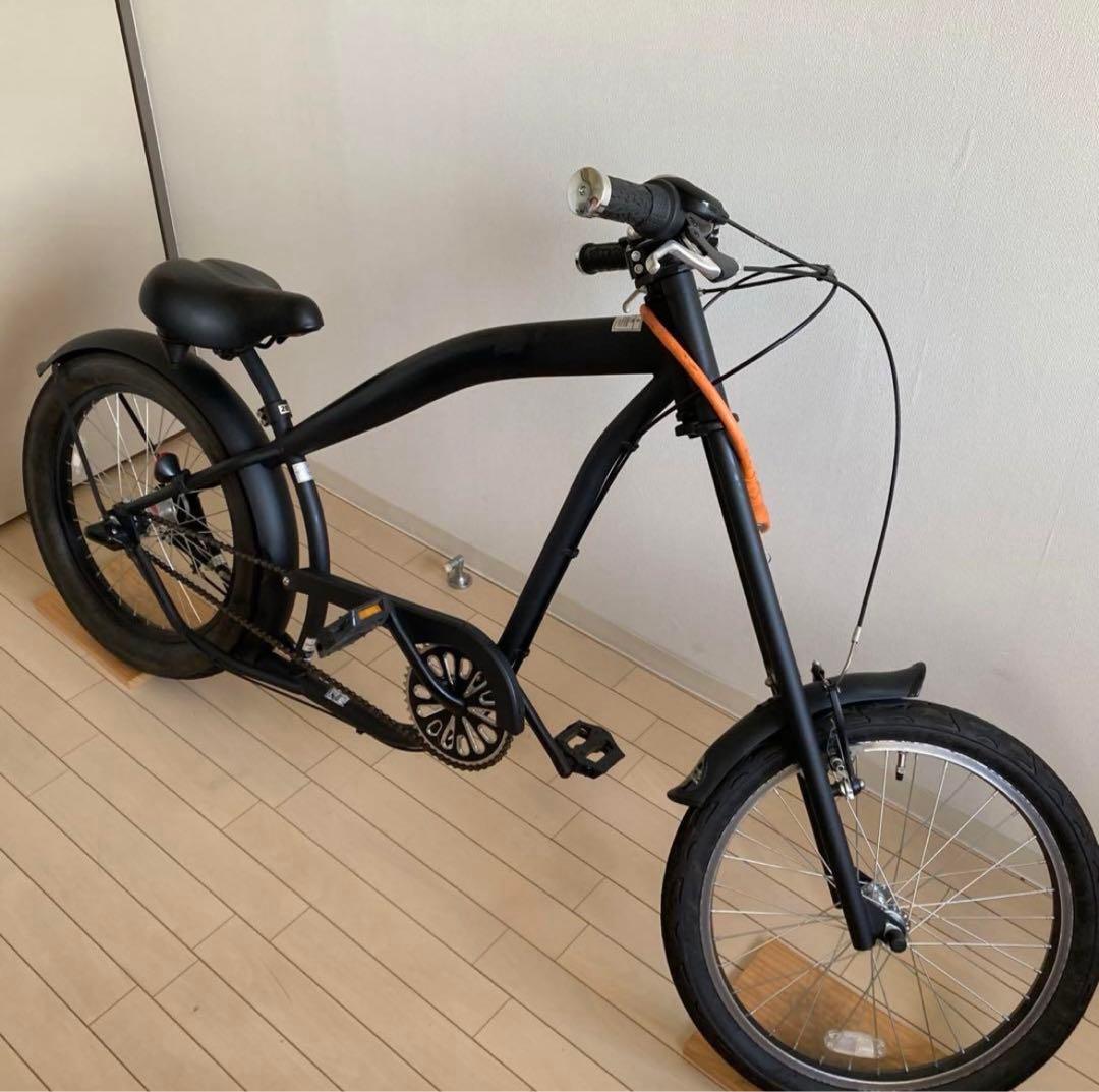 サギサカ　ビーチチョッパー　20インチ　ブラック　ビーチクルーザー 自転車