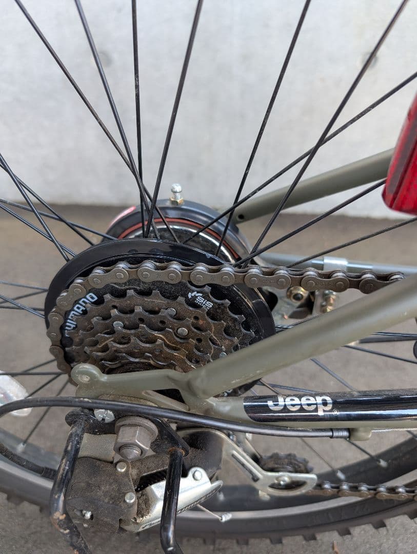 【札幌市引き取り専用】jeep ジープ　JE-22S 自転車　22インチ　子供用
